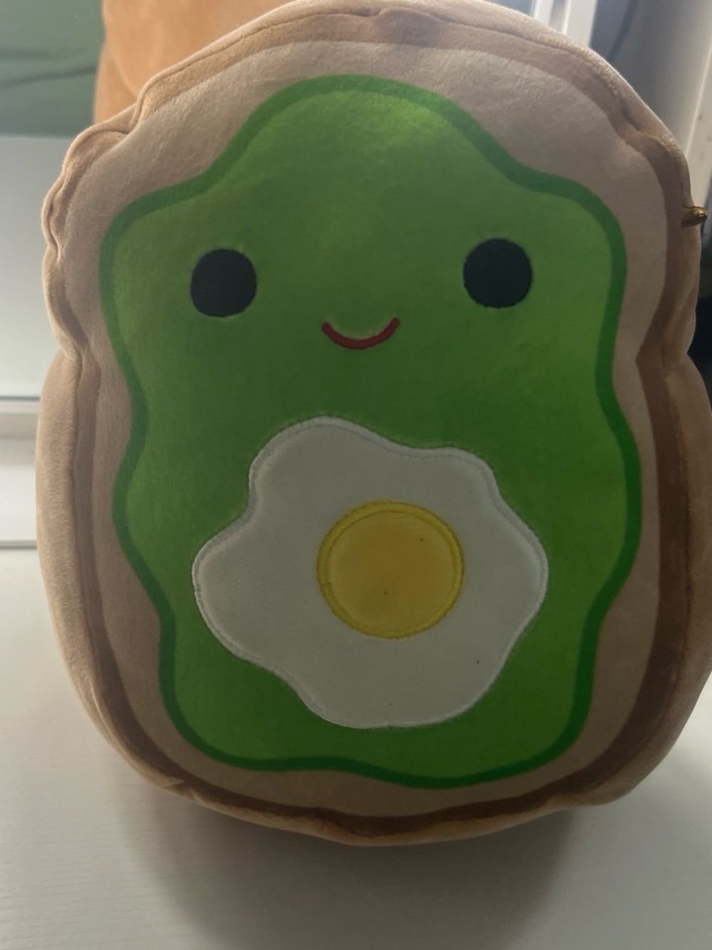 Squishmallows Green Avocado Toast Plush with Egg Accent